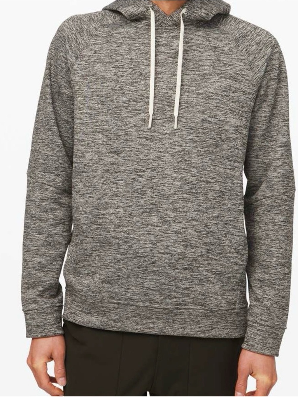 Lululemon City Sweat Pullover Hoodie Fleece Heathered Muslin XL Sweater Shirt